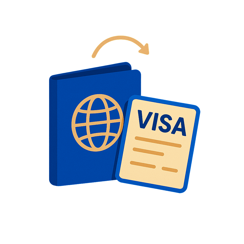 Illustration d'une prolongation de visa
